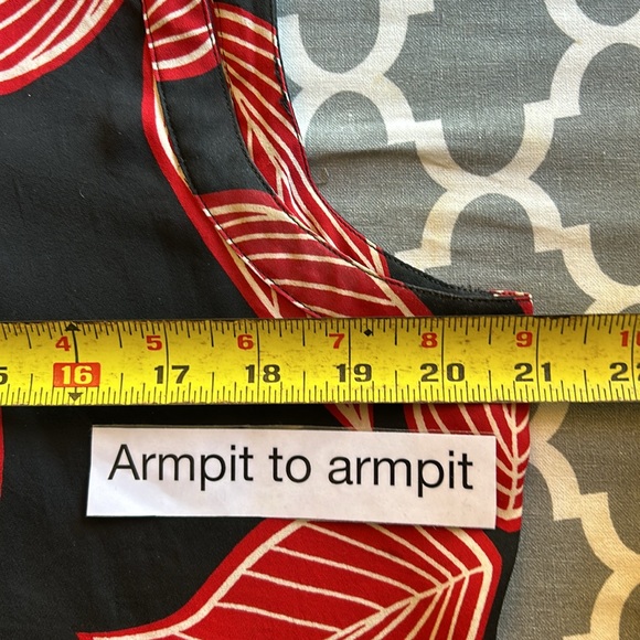 Oscar De La Renta Silk tie neck top sz 14 - Picture 9 of 11